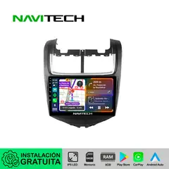 NAVITECH - Autoradio Carplay & Android Auto Chevrolet Sonic 2013 ? 2018 | Aveo 2011 ? 2015