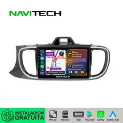 NAVITECH - Autoradio Carplay & Android Auto Kia Soluto 2019 ? 2023