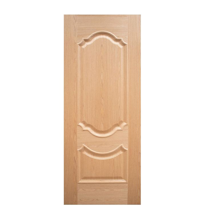 Puerta Interior Bruselas Enchapada Cedro 85 cm