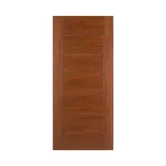 DIMFER - Puerta de madera Principal Tornillo Mach. Nat. Bisel Granada 45X850X2070