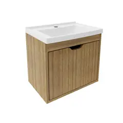 undefined - Mueble de Baño con Lavamanos Graz Almendra