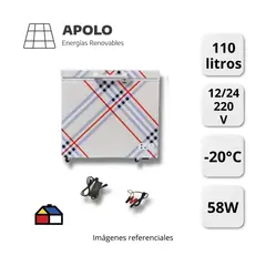 APOLLO - Congeladora Solar Dc Frozen Apolo 110L 12V/ 24V 220V