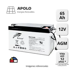 APOLLO - Bateria Ritar Apolo 12V ? 65Ah