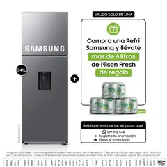 SAMSUNG - Refrigeradora 341L Top Freezer 2 Puertas RT35DG5720S9PE