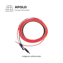 APOLLO - Cables Fotovoltaivos Apolo 12Awg 5M Con Conectores Mc4