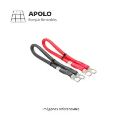 APOLLO - Kit Cables Apolo Batería Serie 4Awg Con Conectores