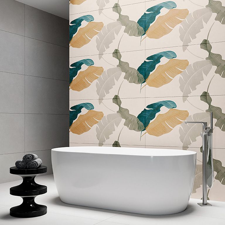 Porcelanato Multicolor Decorado 60x120cm 2.88m2 Soft sabana