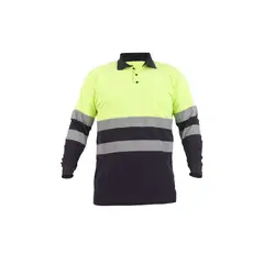 GENERICO - Camisero Cinta Refl Ade Y Atr Amrillo Y Azul L