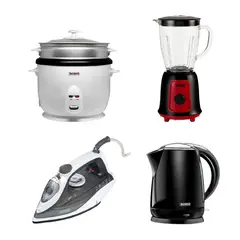 THOMAS - Combo Licuadora TH-320V + Olla Arrocera TH-36P + Hervidor TH-4330 + Plancha TH-7003