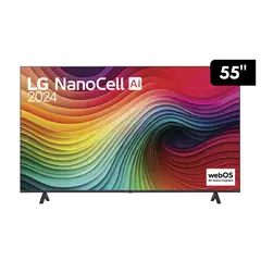 LG - Televisor 55" Smart TV NanoCell 4K ThinQ AI 55NANO80TSA 2024