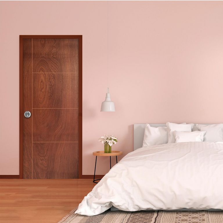 Puerta Interior MDF Victoria Cedro Africano