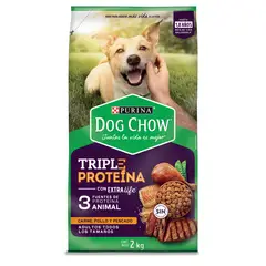 DOG CHOW - Adulto Triple Proteína 2Kg