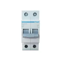 HAGER - Interruptor Termomagnética 2 polos x 32A