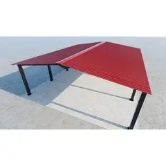 FIBRAFORTE - Techo Termoacústico TF5 1.07x3.6m Rojo
