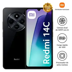 XIAOMI - Celular Redmi 14C 4GB 256GB Midnight Black