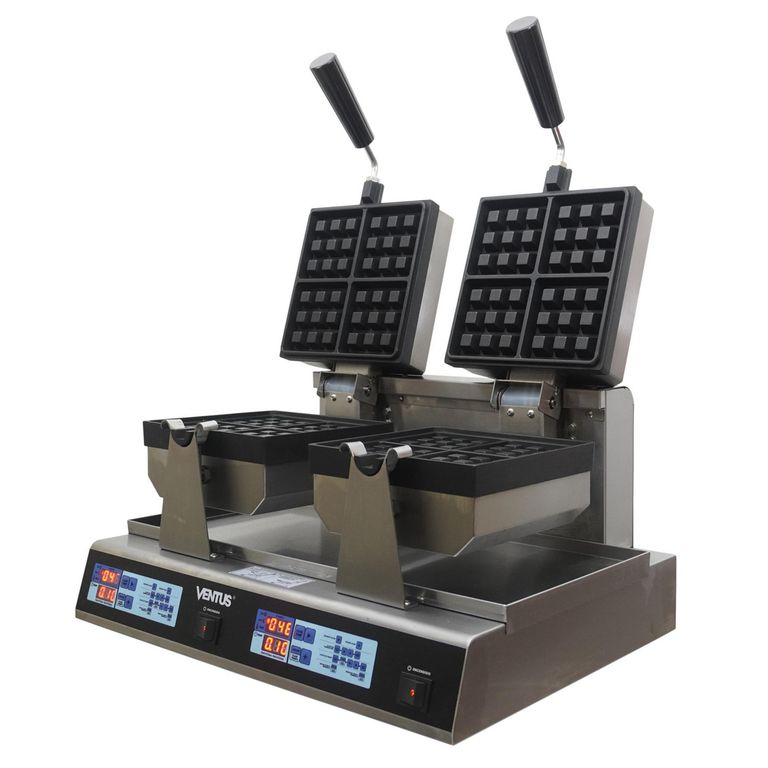 Wafflera Cuadrada Eléctrica Doble