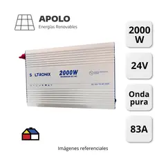 APOLLO - Inversor Soltronix 2000W 24V Onda Pura Apolo