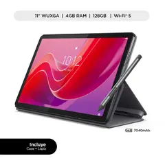 LENOVO - Tablet M11 Mediatek 4GB 128GB 11" Lápiz + Case protector