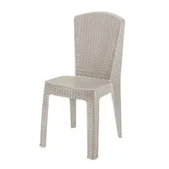 REYPLAST - Silla de Plástico Moderna Tulipan Almendra