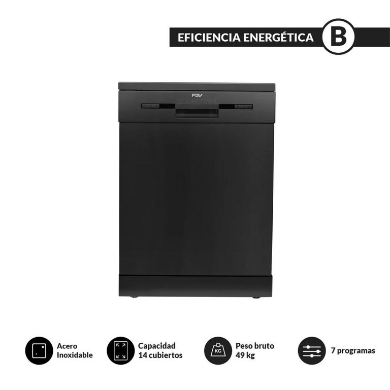 Lavavajillas Element Negro