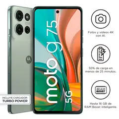 MOTOROLA - Celular G75 XT2437-2 Sg 8GB 256GB Verde Suculenta