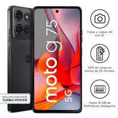 MOTOROLA - G75 XT2437-2 Cg 8GB 256GB Gris Carbon