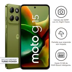 MOTOROLA - Celular G15 XT2521-2 Ig 4GB 256GB Verde