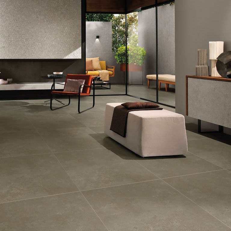 Porcelanato Marrón Cementicio 60x60cm 1.44m2