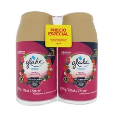 GLADE - Automático Mora Radiante 270ml 2und