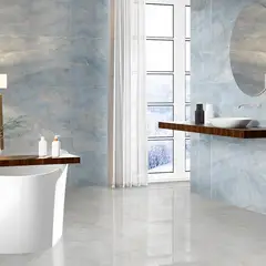 GRAIMAN - Porcelanato Azul Marmol 60x120cm 2.16m2 On ice
