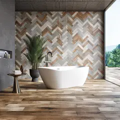 GRAIMAN - Porcelanato Galeno Rodeo Mate 19x120cm 1.61m2