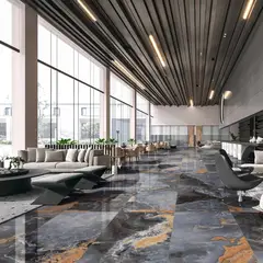 undefined - Porcelanato Enigmatic Blue Pulido 60x120cm 2.16m2