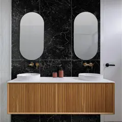 undefined - Porcelanato Negro 60x120cm Liso 1.44m2