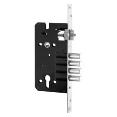 TRAVEX - Cuerpo cerradura de embutir CC3GAI 3 Golpes Acero Inoxidable TRVX.