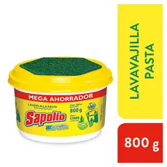 SAPOLIO - Lavavajilla en Pasta Limón 800g