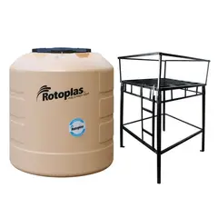 undefined - Tanque Plus + 1100L Gdpv Rotoplas + Base para tanque de agua metálica 1100L