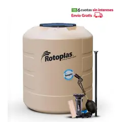 ROTOPLAS - Tanque Plus 1500L Arena + Accesorios