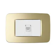 ABB - Toma Simple 1M Telefonica Rj11 Champagne Origen