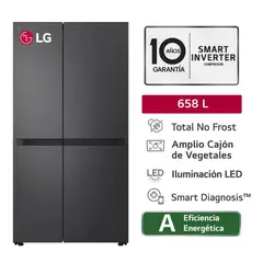 LG - Refrigeradora Side by Side 658L