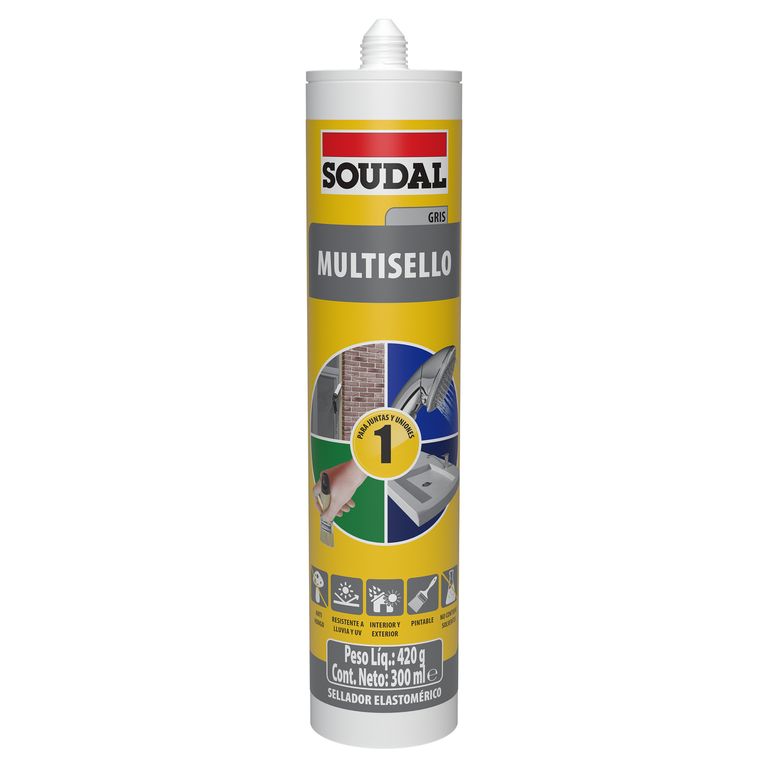 Multiuso Sellador Universal Gris x 300 ml