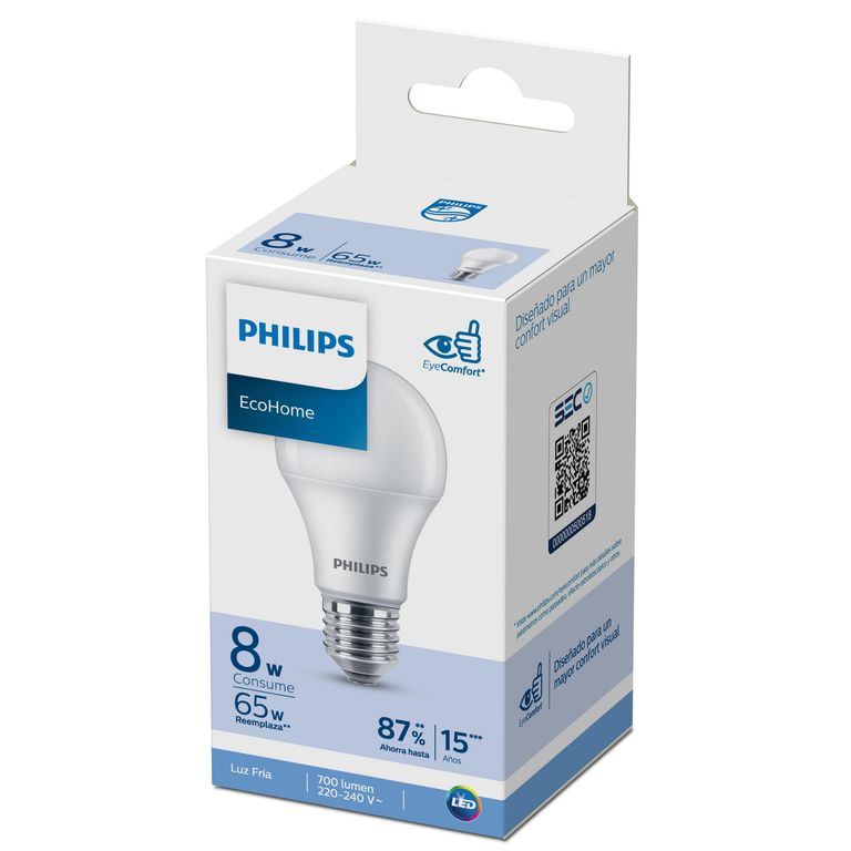 Foco LED Ecohome LF 8W E27
