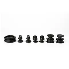 undefined - Barra Rectangular 1x30mm Eurobox Negro.