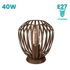 EGLO - Lámpara de Mesa Espinal Bronce