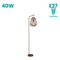 EGLO - Lámpara de Pie Espinal Bronce