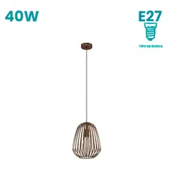 EGLO - Lámpara Colgante Espinal 1L