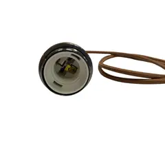 GZ LIGHTING - Colgante E27 con Cable Bronce