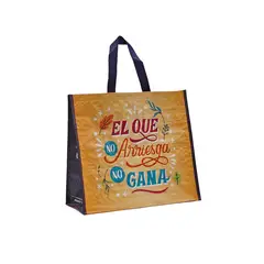 UNIBAG - Bolsa Reutilizable Laminada Frases