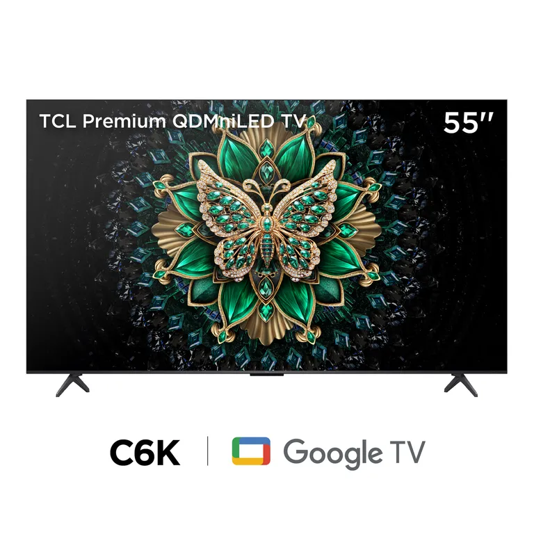 Televisor Smart TV 55" 4K QLED Google TV 55C6K