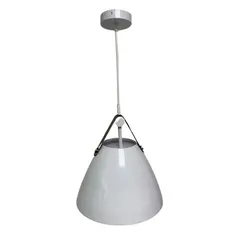 GZ LIGHTING - Lámpara Colgante Mika Blanca 1L E27
