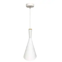 GZ LIGHTING - LÁMPARA COLGANTE ALLISON 1L E27 BLANCA